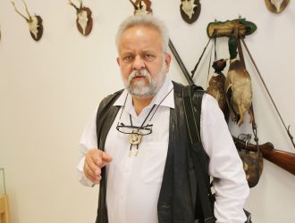 Dr. Szinetár Csaba a Szinetár Miklós emlékkiállításban