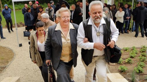 Szinetár Ildikó és Szinetár Csaba a Vadászlak megnyitóján